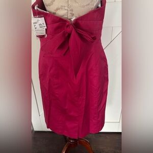 Brand new with tags, watermelon, color, David’s bridal size 10 strapless dress